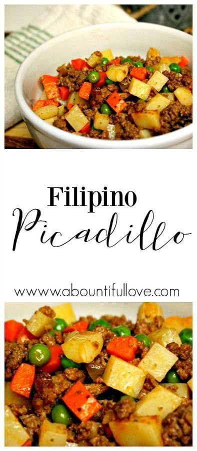 Here's an easy and super budget friendly recipe that I cook for my family that never fails to remind me of my home. Just a few ingredients and it doesn't involve hard to find ingredients. We love having this Filipino Picadillo recipes over our rice! Picadillo Recipe Filipino, Filipino Picadillo, Phillipino Food, Picadillo Recipe, Philippine Cuisine, Philippines Recipes, Carne Guisada, Philippines Food, Filipino Dishes