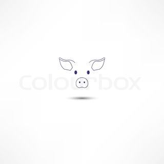 Pig Face Tattoo, Piggy Tattoo, Pig Tattoo Ideas, Eye Tattoo Meaning, Nose Tattoo, Pig Tattoo, Vegan Tattoo, Geometric Tattoos, Pig Art