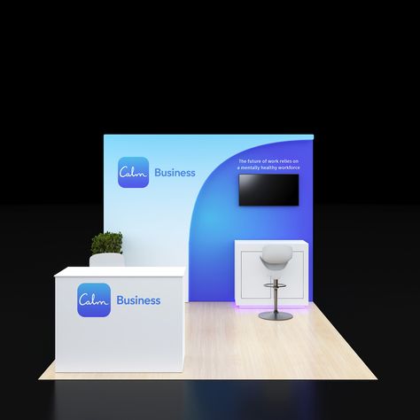 10 x 10 Trade Show Booths Rental Las Vegas | Pure Exhibits 10 X 10 Booth Layout, Simple Booth Design, Event Booth Design Exhibitions, Tradeshow Booth Design, Booth Design Exhibition, Rollup Design, Booth Table, Small Booth, Event Booth Design