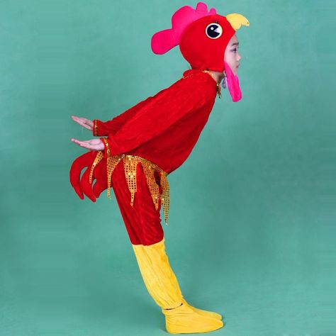 Rooster Costume, Duck Costumes, Animal Cosplay, Chicken Costumes, Hens And Chicks, Stage Show, School Parties, Paper Crafts Diy Kids, Cosplay Outfits