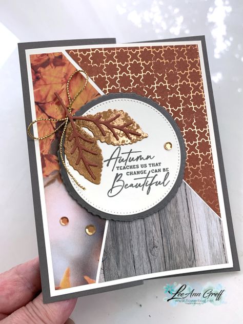 All About Autumn triple stack & cut Thanksgiving Cards Handmade, My September, Match Game, Leaf Cards, Stampin Up Christmas Cards, Designer Paper, Thanksgiving Cards, Christmas Cards To Make, Stamping Up Cards