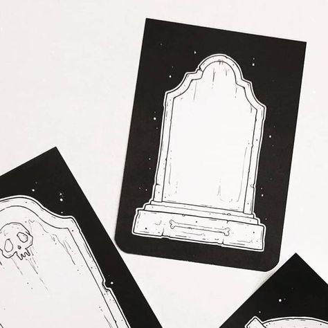 Drawing Tombstone, Halloween Memo Pad, Linocut Printing, Witchy Journal, Work Song, Stationary Inspiration, Midnight Club, Art Junk Journal, Inspiration Journal