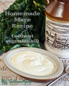 Healthy Mayonnaise Recipe, I'm doing lent this month and gave up refined sugars, but I couldn't give up mayo! Solution? Make my own! Healthy Mayonnaise Recipe, Healthy Marshmallow Recipe, Avocado Mayo Recipe, Healthy Mayonnaise, Ella Vegan, Healthy Marshmallows, Homemade Mayo Recipe, Homemade Mayonnaise Recipe, Mayo Recipe