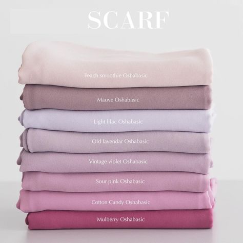 Hijab Business, Scarf Packaging, Hijab Hipster, Color Knowledge, Alhumdulillah Quotes, Jersey Scarf, Scarf Hijab, Chiffon Hijab, Head Scarf Styles