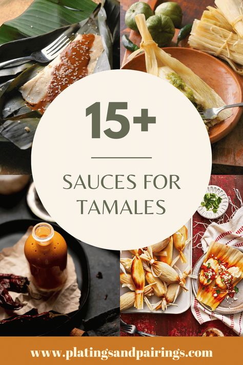 In search of some tasty sauces for tamales? I’ve got you covered with this roundup of easy recipes. From creamy sauces, to spicy sauces, tangy sauces and more! Tamale Topping Sauce, Sauce For Chicken Tamales, Chili For Tamales Sauce Recipes, How To Serve Tamales, Tamale Toppings, Sauce For Tamales Easy, Tamales Sauce Recipe, Tamale Gravy, Salsa For Tamales