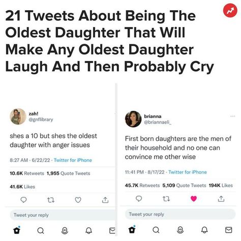 BuzzFeed on Instagram: "Eldest daughter hive, rise up!!! More at the link in bio ☝️" Elder Daughter Struggle, Eldest Daughter Tumblr, Elder Daughter Struggle Quotes, Elder Daughter Quotes, Eldest Daughter Quotes, Oldest Daughter Quotes, Eldest Daughter Aesthetic, Eldest Daughter Syndrome, Gta Characters