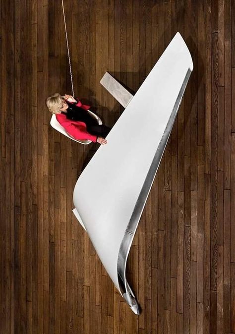 Futuristic Desk, Futuristic Furniture Design, Aviation Furniture, Reception Desk Design, Aviation Decor, Unique Desk, Unique Desks, Design Desk, Futuristic Furniture