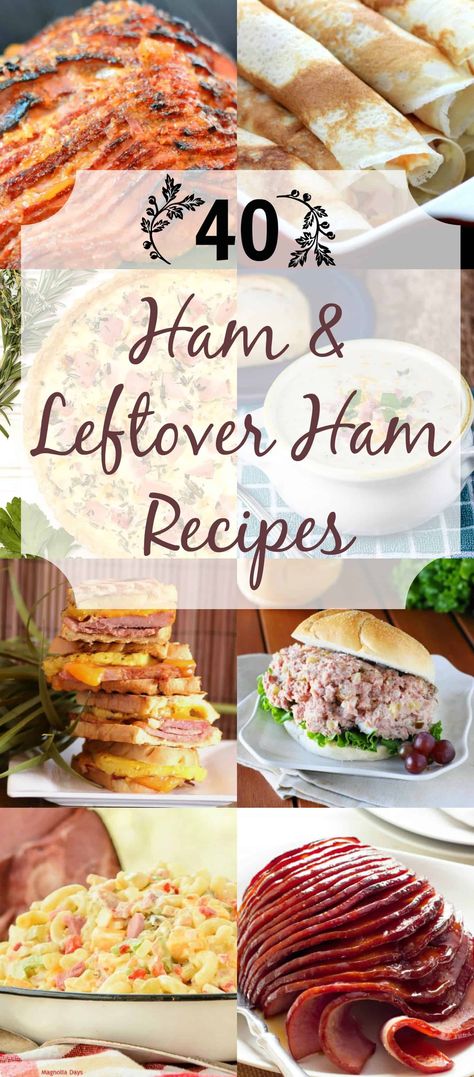 40 Ham and Leftover Ham Recipes for any occasion