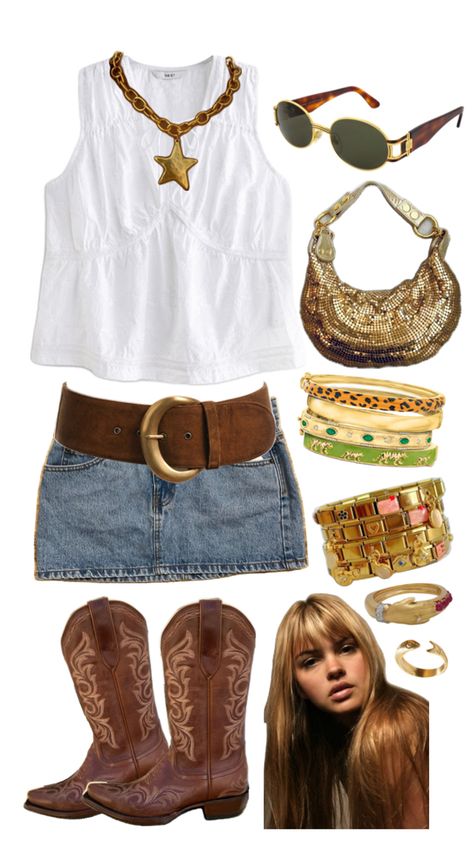 Cowgirl Outfit, Looks Country, Nashville Outfits, Cowboy Outfits, Cowgirl Outfits, Country Outfits, Lookbook Outfits, Festival Outfit, Fashion Killa