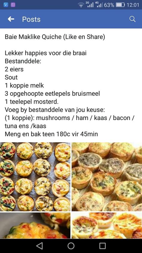 Sout Happies, Best Quiche Recipes, Easy Tart Recipes, Quiche Recipes Easy, Quick Recipes Snacks, Homemade Sausage, South African Recipes, Sausage Rolls, Quiche Recipes