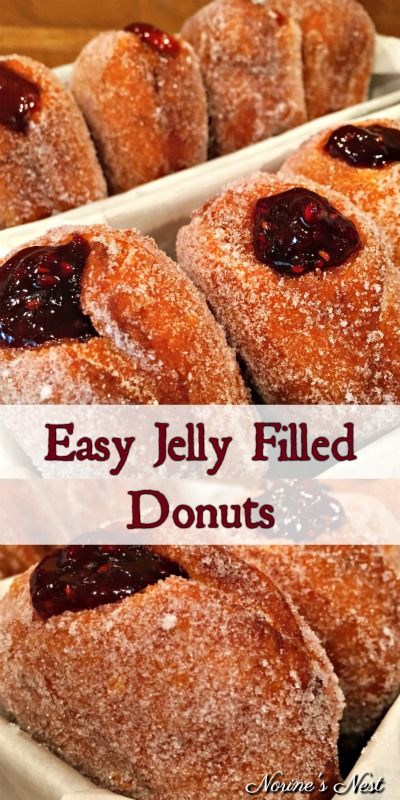 Pillsbury Biscuit Donuts, Canned Biscuit Donuts, Jelly Donuts Recipe, Fried Biscuits, Biscuit Donuts, Doughnut Recipe Easy, Donut Filling, Baked Donut, Easy Donuts