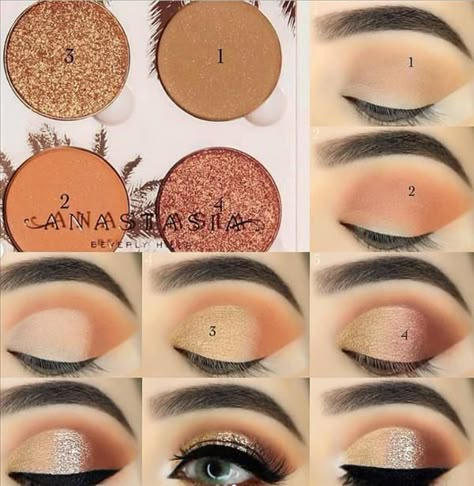 Eyeshadow Makeup Tutorial, How To Do Eyeshadow, Fall Eyeshadow Looks, Fall Eyeshadow, Fall Eye Makeup, Eye Shadow Looks, Tutorial Eyeshadow, Everyday Makeup Tutorials, Makeup Order