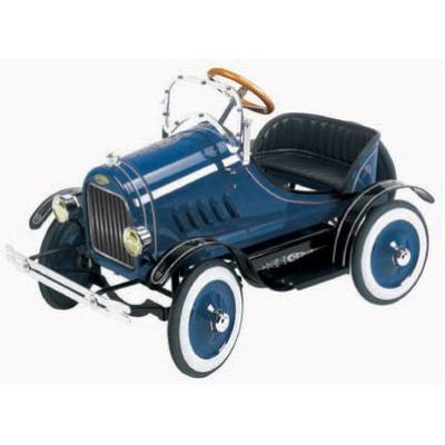 Metal Model T Pedal Roadster Metallic Blue Finish Model A Roadster, Toy Pedal Cars, Vintage Pedal Cars, Pedal Car, Riding Toys, Ford Classic Cars, Pedal Cars, Kids Ride On, Car Features