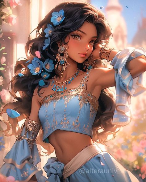 Jasmine Art, Black Pfp, Neural Art, Disney Princess Fan Art, Animation Artwork, Japon Illustration, Princess Jasmine, Girly Art Illustrations, Disney Princess Art