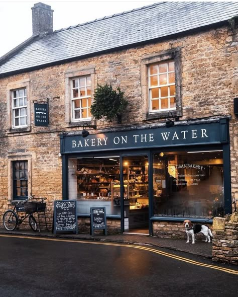 Bourton On The Water, Build Inspiration, Cafe Bistro, Cream Tea, Shop Fronts, Foggy Morning, The Cotswolds, Photo Series, English Countryside