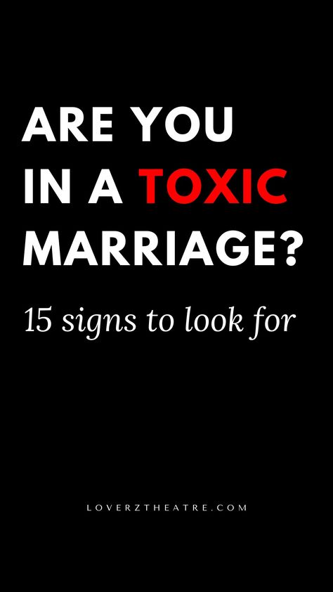 What are the signs of a toxic marriage? Depending on the nature of the relationship, signs of toxicity can be subtle or highly obvious, in this post, we have listed the common signs of a toxic relationship and how to fix it. Check out these marriage advice on 15 signs that you’re in a toxic marriage, plus tips to deal with toxic marriage. These marriage tips will guide you on signs of a toxic relationship and that you need to let go Signs You Are In A Toxic Relationship, When To Let Go Of A Marriage, Toxic Marriage Signs, Toxic Husband Signs, How To Fix Marriage, How To Fix My Marriage, Toxic Relationship Signs, Signs Of Toxic Relationship, Fixing A Marriage