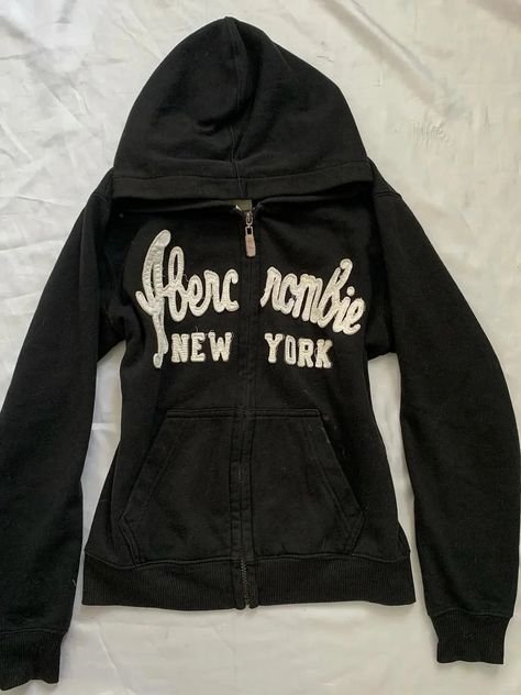 Maramalive™ Letter Hoodie Vintage Woman Black Zipper Long sleeves Sweatshirts Clothes Hooded 2000s Punk Hoodies Female H&m Y2k, Vintage Zip Up, Hoodie Zip Up, Hoodies Zip Up, Black 2000s Fashion, Black Zip Up Hoodie Outfit, Winter Fits For School, 90s Hoodies, Cute Zip Up Hoodie