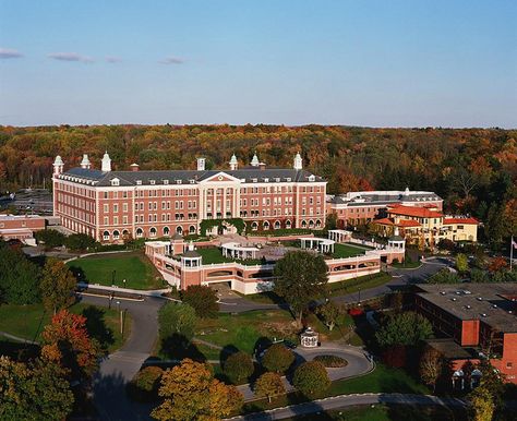 The Culinary Institute of America Campus Aerial (CIA) Hyde Park, NY Culinary Institute Of America, Roadtrip America, Baking School, Hudson River Valley, Hudson Valley Ny, Dream College, Hospitality Management, Dream School, Restaurant New York