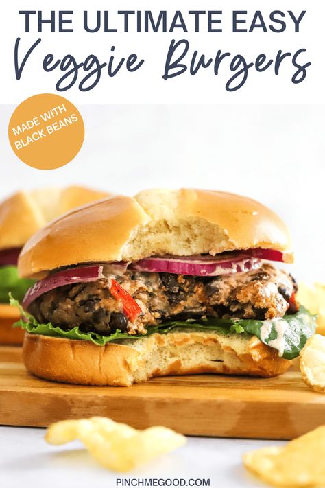 Homemade Black Bean Burgers, Bean Burgers, Veggie Burger Recipe Black Bean, Black Bean Burger, Veggie Burger Recipe Easy, Easy Veggie Burger, Black Bean Quinoa Burger, Black Bean Burger Recipe, Black Bean Veggie Burger