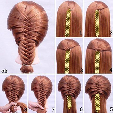 Hair Braiding Tool, Braid Tool, Hair Bun Maker, Hair Braider, Hair Issues, Braid Hairstyle, Magic Hair, Hair Braiding, French Hair