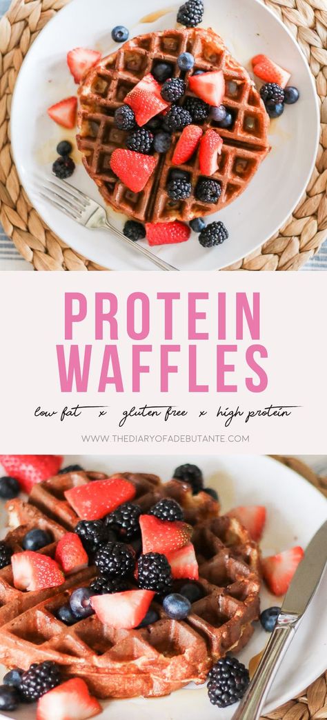 Paleo Baking Powder, Almond Flour Waffles, Low Carb Waffles, Dairy Free Protein, Waffles Easy, Gluten Free Protein, Protein Waffles, Gluten Free Waffles, Easy Oatmeal