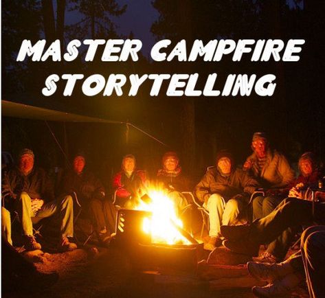 Storytelling Around The Campfire Campfire Storytelling, Campfire Safety, Camp Fire Stories, Campfire Stories For Kids, Sitting Around A Campfire, Singing Around The Campfire, Funny Stories For Kids, Frozen Tags, Summer Camp Games