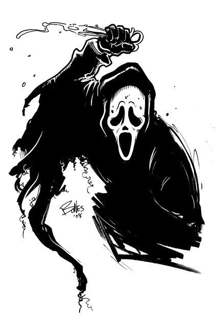 Ghostface Ghost Face Killah, Ghostface Tattoo Design, Ghostface Tattoo, Horror Movie Tattoos, Horror Drawing, Ghostface Scream, Movie Tattoos, Horror Movie Icons, Horror Artwork