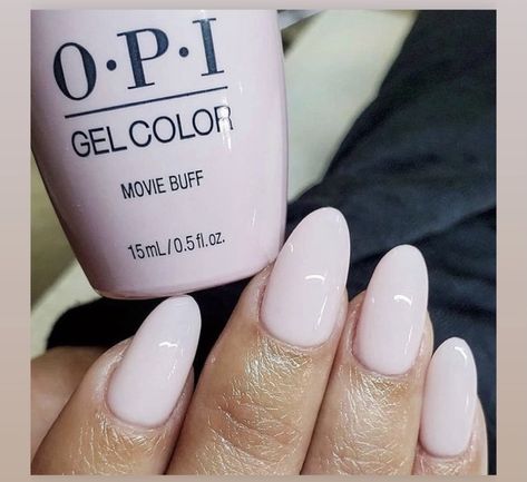 Pointy Dip Nails, Opi Light Pink Dip Powder, Opi Shellac Colors, Opi Dip Powder Colors, Milky White Gel Polish, Opi Gel Polish Colors, Opi Gel Manicure, Opi Shellac, Natural Nails Manicure