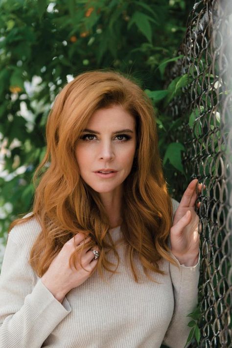 The actress particularly enjoyed her visit to Howth Sarah Rafferty Hair, Donna Suits, Donna Paulsen, Sarah Rafferty, Suits Style, Woman Sweater, Redhead Beauty, She Girl, Celeb Crushes