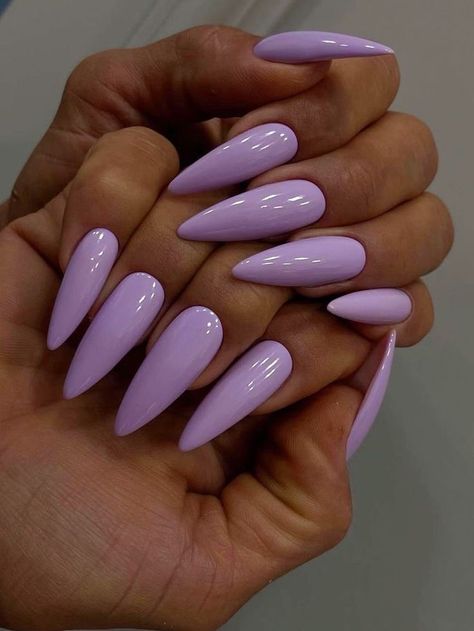 Nails Yellow, Lavender Nails, Pointed Nails, Acrylic Nails Coffin Pink, Fake Nail, Design Nail, Dream Nails, Classy Nails, Pretty Acrylic Nails