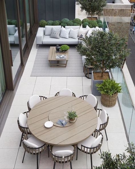 Terrace Decor, Rooftop Terrace Design, Backyard Oasis Ideas, Backyard Furniture, Terrace Design, Outdoor Gardens Design, Design Exterior, Outdoor Patio Decor, Backyard Patio Designs