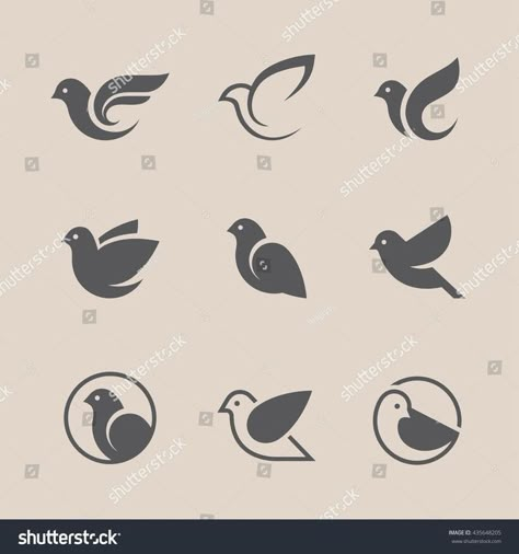 Bird Pictogram, Sparrow Logo, Pigeon Logo, Bird Icon, Icon Tattoo, Logos Photography, Tattoo Bird, Bird Logo Design, Black Trunk