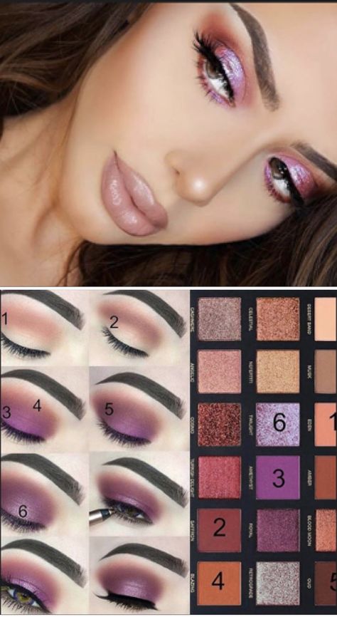 Huda Beauty - Desert Dusk Palette Makeup Smokey Eye, Matte Make Up, Huda Beauty Eyeshadow, Maquillage Yeux Cut Crease, Huda Beauty Desert Dusk, Makeup Cantik, Smokey Eye Look, Makeup Smokey, Silicone Makeup