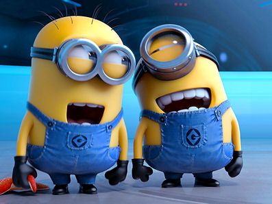 laughing minions Amor Minions, Minion Humour, Despicable Me 2 Minions, Funny Minion Pictures, Happy New Year 2015, Minion Pictures, Minions Love, Minions Wallpaper, Whatsapp Videos