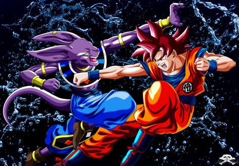 Goku All Transformations, Goku Vs Beerus, Goku Y Vegeta, Super Saiyan Blue, Dragon Ball Painting, Goku Vs, Dragon Ball Super Goku, Wolverine Marvel, Marvel Comics Wallpaper