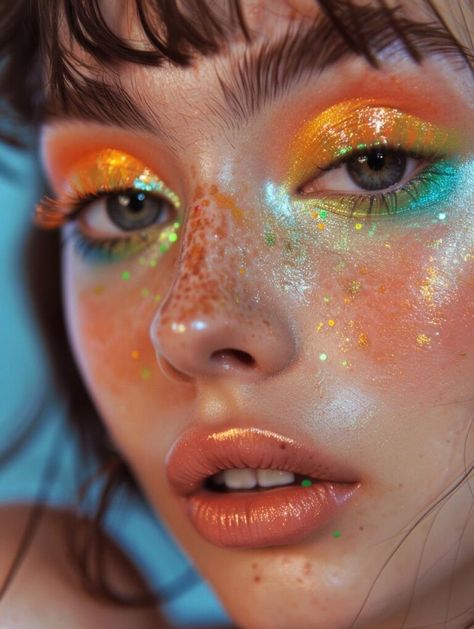 Summer Makeup 2024: Simple & Natural Looks for Every Occasion Summer Glitter Makeup, Summer Solstice Makeup, Beach Makeup Look Summer, Beach Makeup Look, Makeup 2024, Cool Makeup, Natural Makeup Style, Artsy Makeup, Summer Makeup Trends