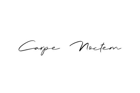 Carpe Noctem Aesthetic, Carpe Noctem Tattoo, Random Tattoos, Carpe Noctem, Simplistic Tattoos, Tattoos Ideas, Tattoo Idea, Lose My Mind, Tattoos And Piercings