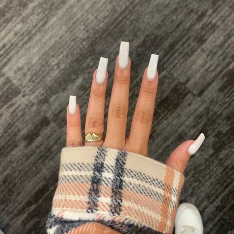 Nails Square White, White Fake Nails, Press On Nails Square, Drawing Summer, Outfits Drawing, Outfits Coquette, Outfits Colorful, Coquette Summer, Dinner Summer