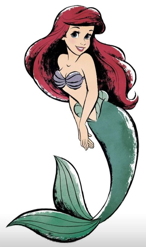 Princesa Ariel Disney, Ariel Wallpaper, Ariel Drawing, Disney Movie Art, Ariel Mermaid, Cartoon Character Tattoos, Images Disney, Mermaid Drawings, Wallpaper Disney