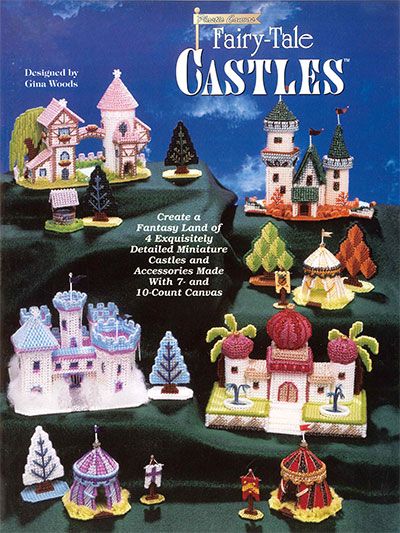 Fairy-Tale Castles Plastic Canvas Patterns Arabian Tent, Fairy Tale Castle, Plastic Canvas Books, Plastic Canvas Pattern, Gingerbread Village, Fairytale Castle, Fairy Book, Canvas Projects, Plastic Canvas Crafts