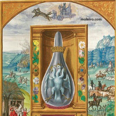 Mars, Marte  f.25r - Splendor Solis (Germany, 1582) Harley 3469. Nicholas Flamel, Alchemy Art, Dante Alighieri, Occult Art, Magnum Opus, British Library, Illuminated Manuscript, Weird And Wonderful, Surreal Art