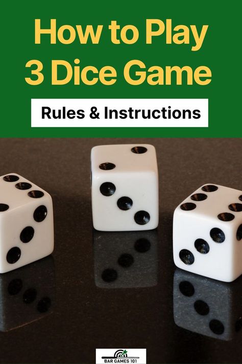 bargames 101 Dice Games For Large Groups, Games To Play With 3 People, Dice Game Rules, Yahtzee Game, Street Game, Family Card Games, Game Rules, Fun Card Games, Family Party Games