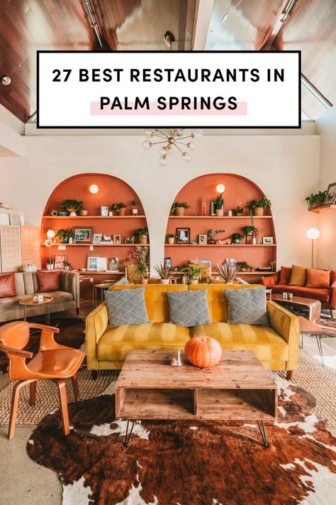 27 Best Restaurants In Palm Springs (Updated 2023) | A Taste of Koko Restaurant Palm Spring, Palm Springs Dining, Palm Springs Tablescape, Palm Springs Weekend Getaway, What To Do In Palm Springs Ca, Palm Springs Travel Guide, Best Restaurants In Palm Springs, Palm Springs Brunch, Things To Do In Palm Springs