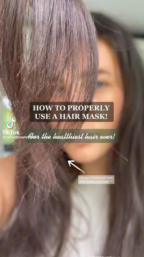 How to properly use a hair mask 🌺 Hair Mask Before And After, Hair Mask Tips, How To Do A Hair Mask, Best Drugstore Hair Mask, Soft Silky Hair Mask, How To Use Hair Mask, How To Condition Hair Properly, How To Apply Hair Mask, Hair Mask Tutorial