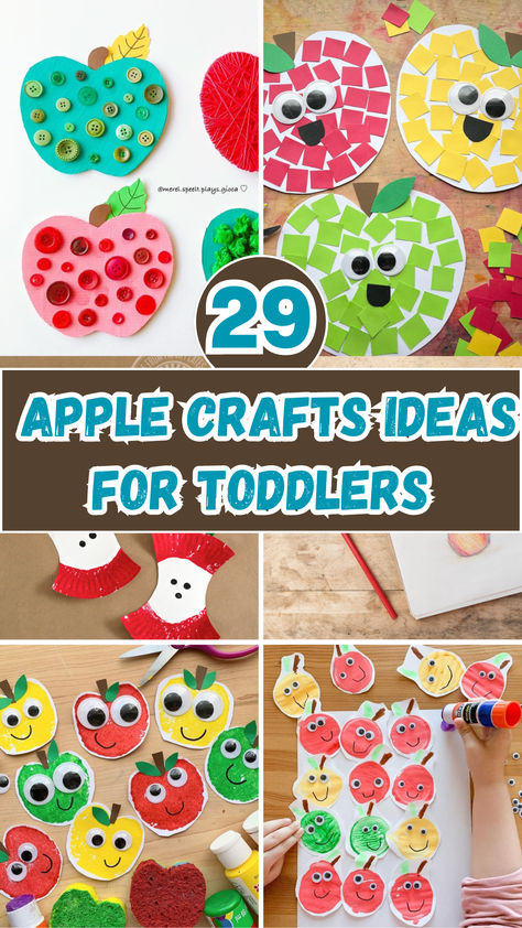 Looking for easy and creative apple crafts to enjoy with your toddler? Check out this list of 29 adorable apple-themed crafts that are perfect for little hands. From paper plate apples to apple stamping art, these activities are simple, fun, and a great way to keep your toddler entertained while boosting their creativity! Apples Arts And Crafts For Toddlers, Apple Projects For Preschoolers, Call Crafts For Toddlers, Apple Themed Activities For Toddlers, Apple Activity For Toddlers, Edible Apple Crafts For Kids, Apples Activities, Apple Crafts For Toddlers Simple, Apple Craft For Preschoolers