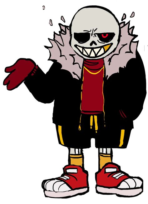 Dreamtale Sans, Underfell Sans Fanart, Sans Sprite, Uf Sans, Science Sans, Silly Skeleton, Fell Sans, Underfell Sans, Ut Art