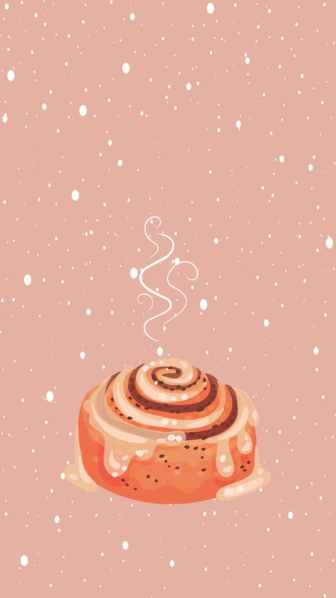 Brown Cozy Wallpaper, Fall Cinnamon Rolls Aesthetic, Baking Phone Wallpaper, Christmas Baking Wallpaper, Soft Cozy Aesthetic Wallpaper, Soft Winter Wallpaper, Cinnamon Rolls Decoration, Minimalist Christmas Phone Wallpaper, Warm Winter Wallpaper