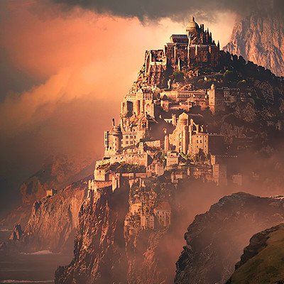 Casterly Rock, Castle Drawing, Asoiaf Art, Ancient Greek Architecture, Game Of Thrones Art, Chateau France, Alien Worlds, Fantasy City, Fantasy House