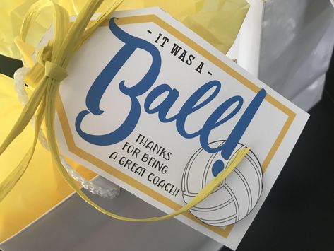 Last Volleyball Game Gifts, Volleyball Coach Gift Basket, Volleyball End Of Season Gifts, End Of Season Volleyball Team Gifts, Volleyball Treats Team Gifts, Volleyball Goodie Bag Ideas, Volleyball Coach Gift Ideas, Volleyball Items, Volleyball Snacks