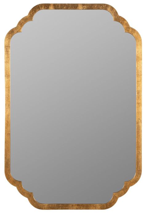 Cara Wall Mirror, Gold Leaf | One Kings Lane